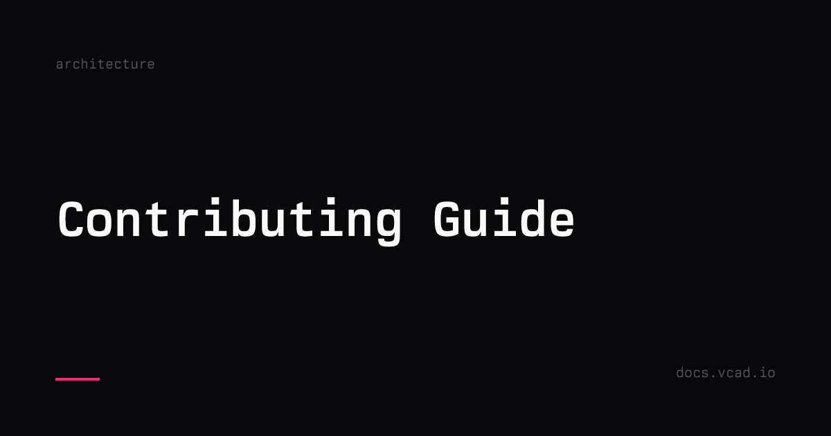 Contributing Guide | vcad